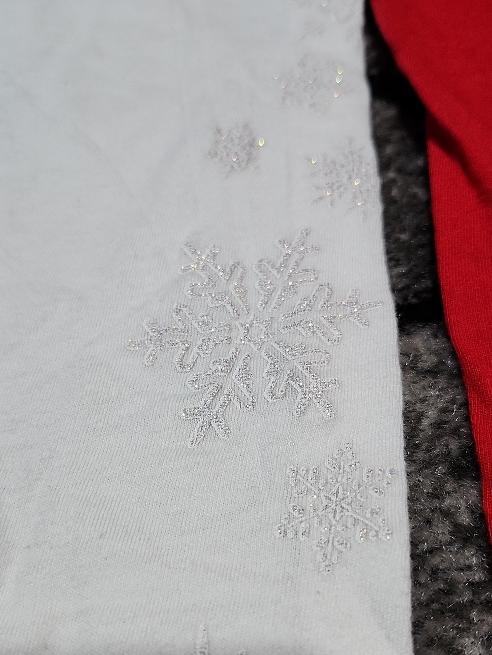 HARLEY DAVIDSON 2007 IRIDESCENT RAISED SNOWFLAKE GRAPHIC LAYERED-LOOK TEE-SHIRT - Picture 5 of 14